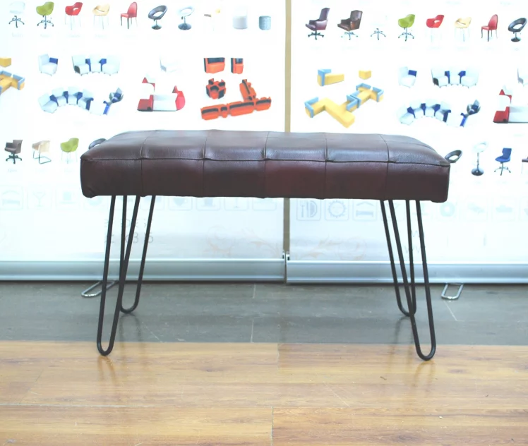 Банкетка Лейд 800кс400 кожа бордовая / 800x400_1