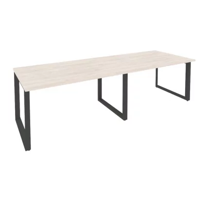 Стол переговорный (2 столешницы) ОНИКС О.МО-ПРГ-2.3 Денвер Светлый/Антрацит / ONIX O.MO-PRG-2.3_0