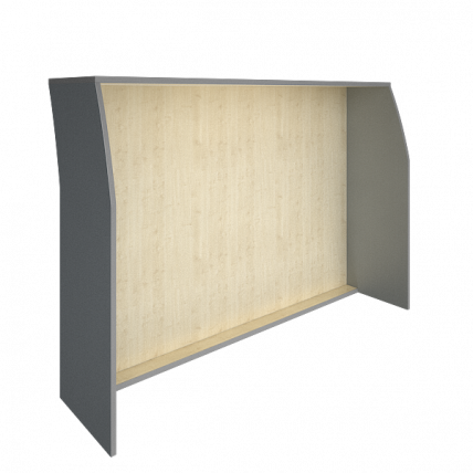 Стойка прямая 1600 Рива А.РС-4 Клен/Металлик / Riva_0