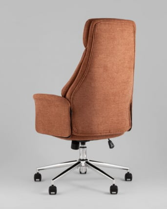 Кресло офисное ТопЧаирс Неома терракотовый ткань / TopChairs Neoma_4