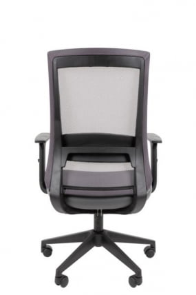 Офисное кресло CХАИРМАН 500 ЛТ (ЛТ) ЭКО Б/П экокожа Серый / CHAIRMAN (LT)_4
