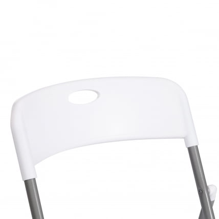 Стул складной ФОЛДЕР (мод. 3017Х) каркас: металл, сиденье/спинка: пластик, 49 кс 46.5 кс 73.5 см, вхите (белый) / грей (серый) / FOLDER (mod. 3017H) x x white grey_6