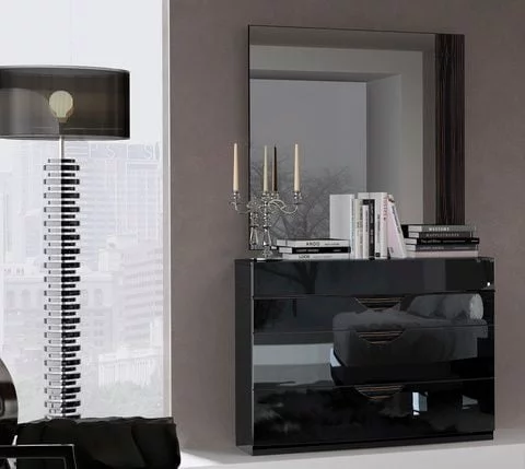 Зеркало ФЕНИCИА Мобилиарио 5100 МАРБЕЛЛА Черный / FENICIA Mobiliario MARBELLA_0