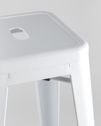 Стул барный Толикс Белый / Tolix_4