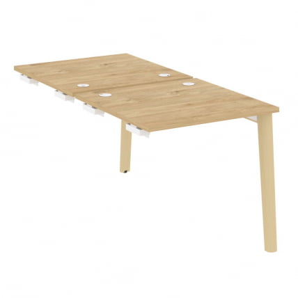 Стол-приставка двойной к опорным элементам ОНИКС ВООД ОВ.Д.СПР-0.8 Тиквуд Светлый/Светлый / ONIX WOOD OW.D.SPR-0.8_0