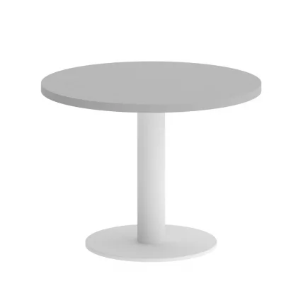 Стол журнальный круглый ХОМЕ ОФФИCЕ ВР.СП-5-60.1Г Серый/Белый металл / HOME OFFICE VR.SP-5-60.1G_0
