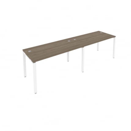 Рабочая станция на 2 раб.места Метал Сйстем Б.СМ-2.3 Вяз/Белый / Metal System_0