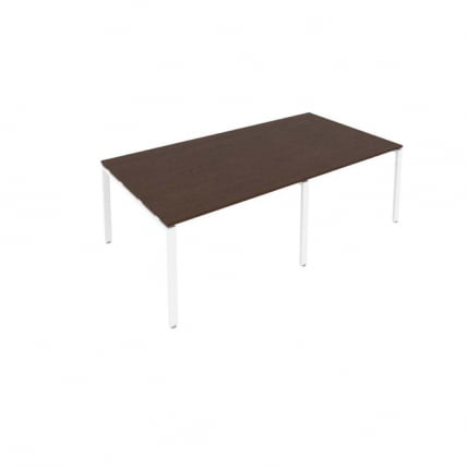 Переговорный стол (2 столешницы) Метал Сйстем Б.ПРГ-2.2 Венге/Белый / Metal System_0
