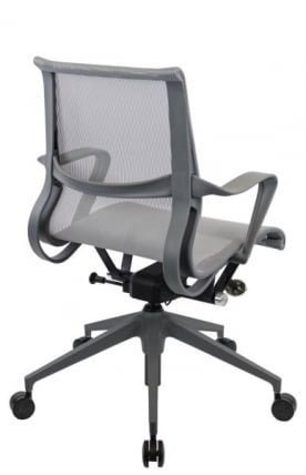Премиум кресло Еверпроф Чикаго Грей Сетка Серый / Everprof Chicago Grey_3
