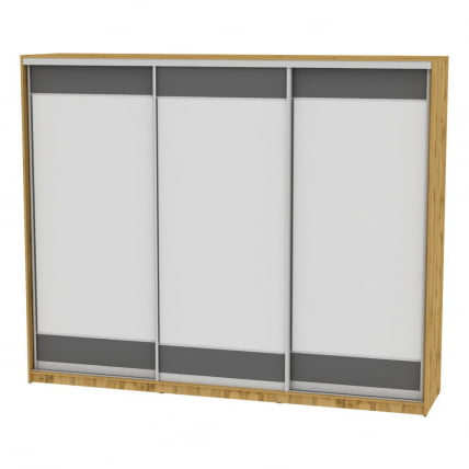 Шкаф-купе Б-230х270х60-3(ДВ-Графит-Д8Д8Д8) / B-230х270х60-3(ДВ-Графит-D8D8D8)_0