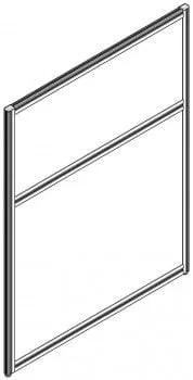 Перегородка 1150 мм РАНД РП115СС140 Серый / RAND RP115SS140_0