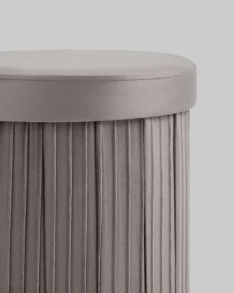 Пуф складной с ящиком Сторе Роунд антрацитовый / Store Round_3