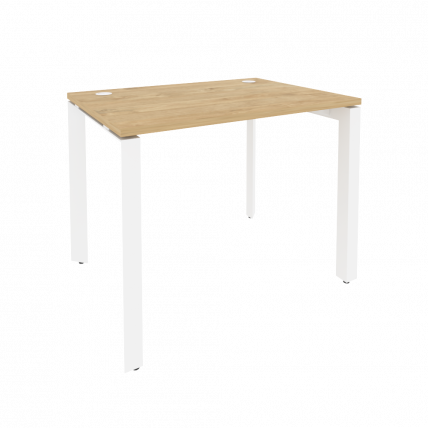 Стол рабочий на П-образном м/к ОНИКС О.МП-СП-1.7 Тиквуд Светлый/Белый / ONIX O.MP-SP-1.7_0