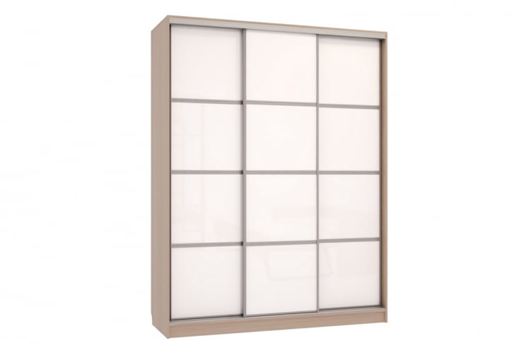 Шкаф-купе Бассо 2-600 СК-01Б04.Х дуб млечный/белый / SK-01B04.H_0