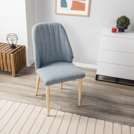 Стул Ален св.серый/нат.дуб / Alen_9