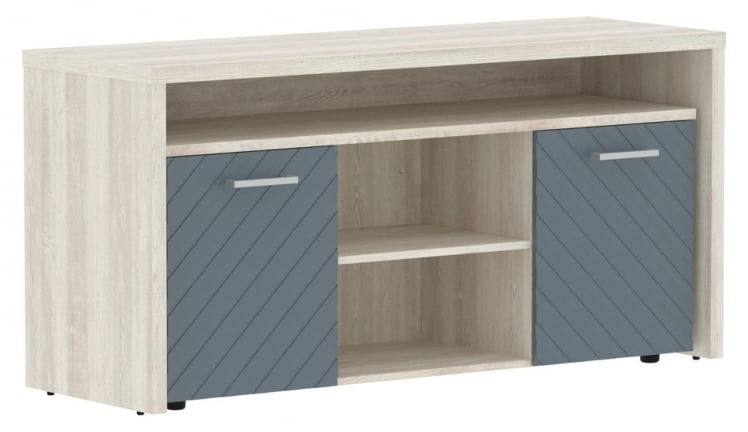 Тумба с фригобаром Торр ЛУКС ТЛТФ-3Д Сосна Эдмонд Серо-голубой / Torr LUX TLTF-3D_0