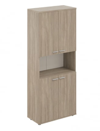 Шкаф высокий с нишей Сигма СГ.841.ОД.ОД.ОД Дуб темный / Sigma SG.841.OD.OD.OD_0