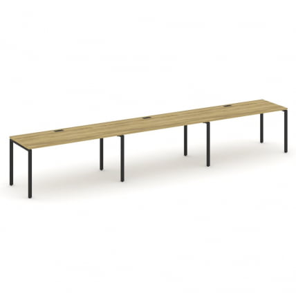 Рабочая станция на 3 места CОНCЕПТ CН.ОРС-008 Дуб Винченцо Черный / CONCEPT CN.ORS-008_0