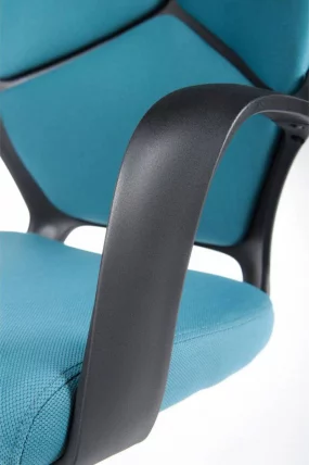 Кресло офисное ИК CКС0898Х Блаcк блуе / IQ CX0898H Black blue_5