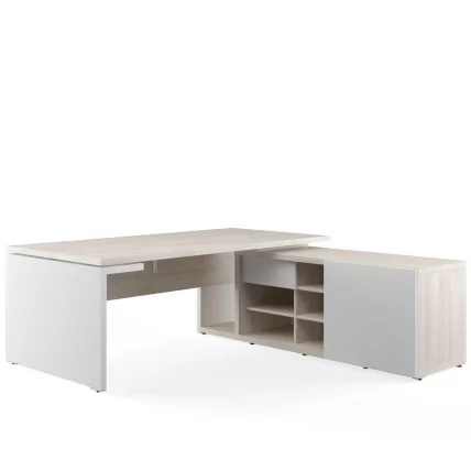 Стол письменный на опорной креденции правый ЗИО28510321 Светлый дуб / ZIO28510321_0