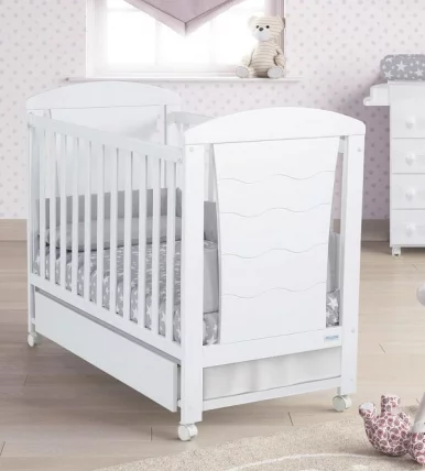 Кровать Микуна Инфинитй 120кс60 Вхите / Micuna Infinity 120x60 White_0