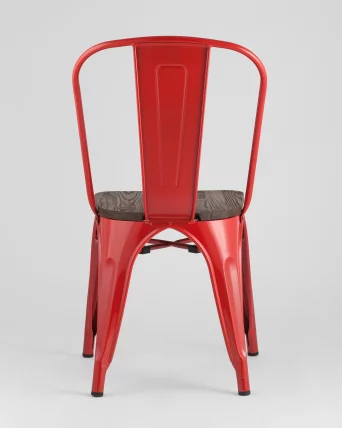 Стул Толикс Воод 850 Красный / Tolix Wood_5