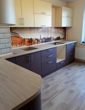 Глянцевый фартук (КОМПОЗИТ) КМ 23 / KM_3