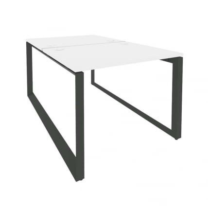 Рабочая станция на О-образном м/к ОНИКС О.МО-Д.РС-2.1.8 Белый Бриллиант/Антрацит / ONIX O.MO-D.RS-2.1.8_0