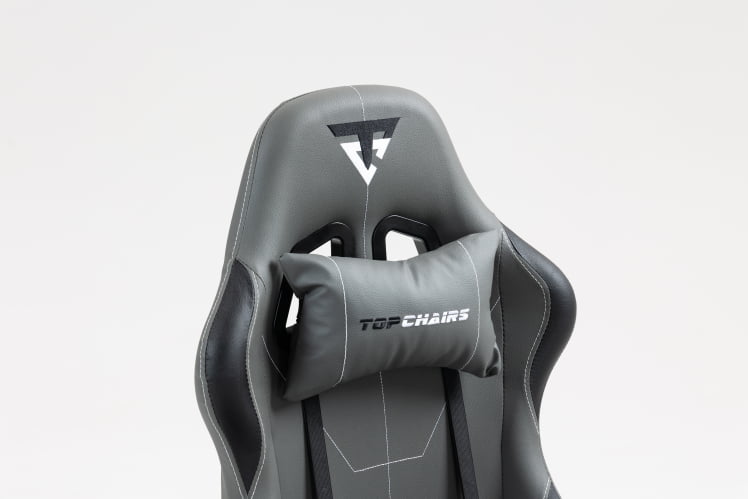 Кресло спортивное ТопЧаирс Вйверн серо-черный / TopChairs Wyvern_4