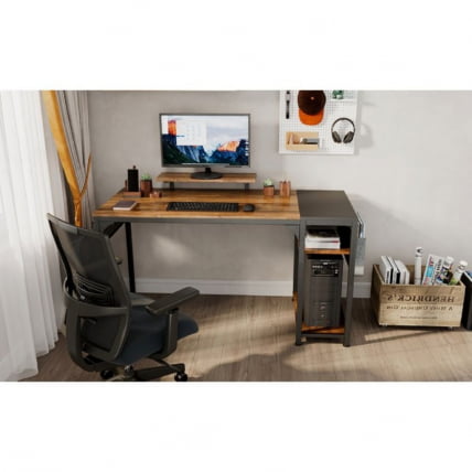 Стол письменный (для компьютера) ЕУРЕКА ЗКС-СС140Б-РВБ с шириной 140 см Реcлаимед Воод / EUREKA ZX-SS140B-RWB Reclaimed Wood_3