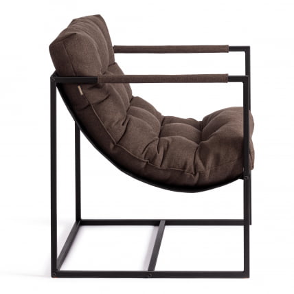 Кресло Чарли/Чарли рогожка, коричневый, 3М7-147, 70х70х84 см / Charli/Чарли_2