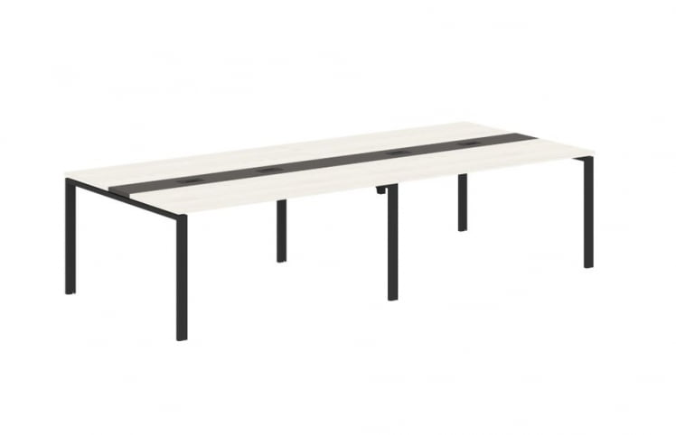 Переговорный стол ЕДИС ЕУCТ 3114 Ясень Траун Мокко Черный / EDIS EUCT_0