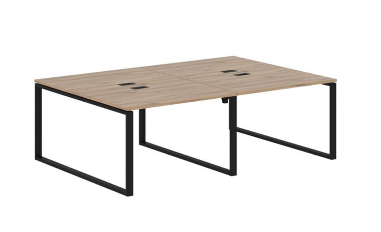 Бенч-система ЕДИС ЕКВСТ 2316 Дуб Денвер светлый Черный / EDIS EQWST_0