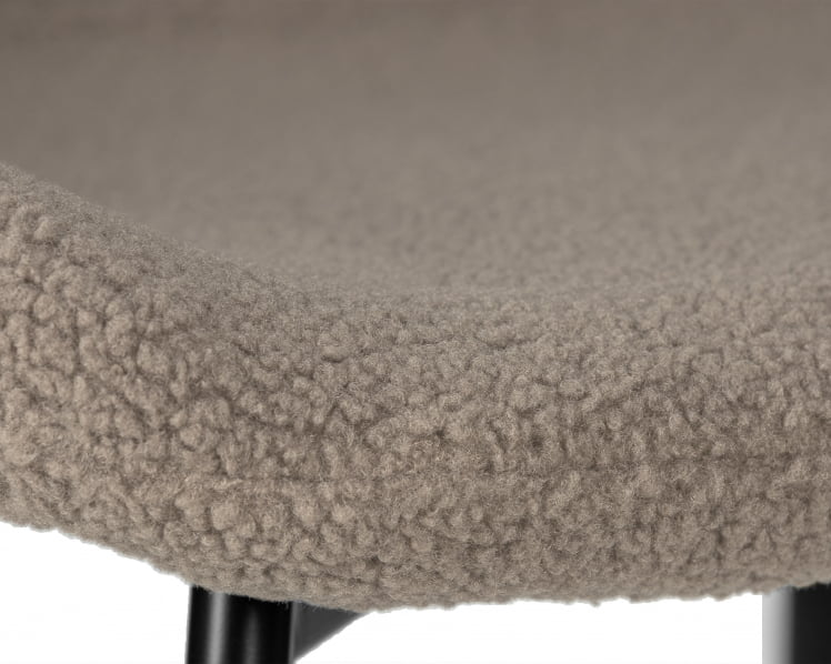 Стул обеденный ДОБРИН МИЛО (черные ножки, бежевый букле (УФ992-04)) / DOBRIN MILO (UF992-04))_7