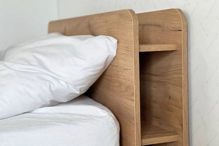 Каркас кровати Юниор 90х200 см СМУ-02 дуб крафт золотой / SMU-02_15