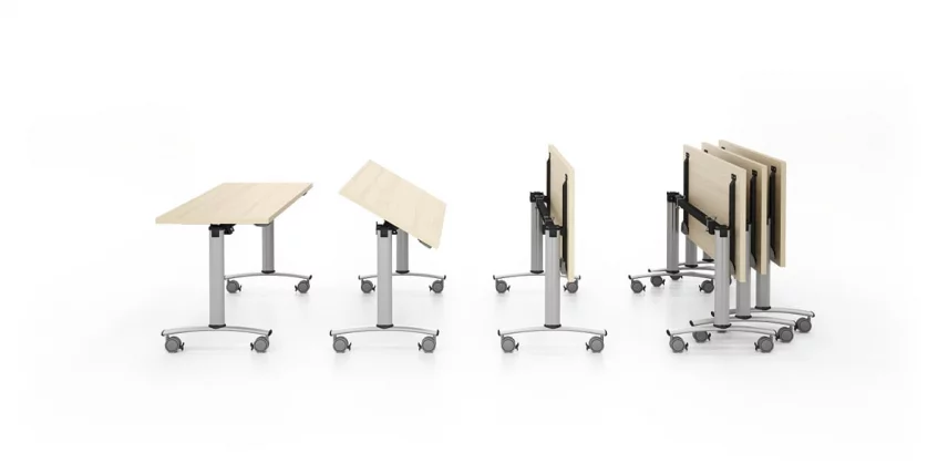 Стол складной Коннеcт 120х60х72.5см Белый / Connect_4