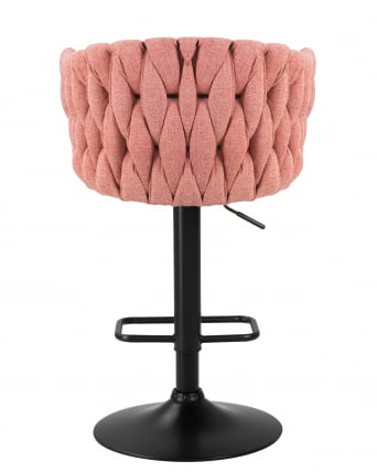 Стул барный ДОБРИН ЛЕОН Розовая ткань ЛАР 275-10 / DOBRIN LEON LAR_4