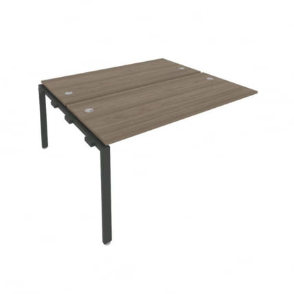 Проходной наборный элемент рабочей станции Метал Сйстем Б.ПРС-СП-2.4 Вяз/Антрацит / Metal System_0