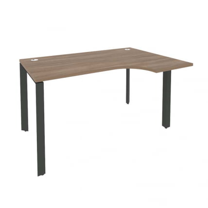 Стол эргономичный правый на П-образном м/к ОНИКС О.МП-СА-2Р Дуб Аризона/Антрацит / ONIX O.MP-SA-2R_0