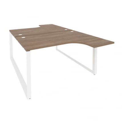 Рабочая станция на О-образном м/к ОНИКС О.МО-Д.СА-3 Дуб Аризона/Белый / ONIX O.MO-D.SA-3_0