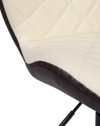 Офисное кресло для персонала ДОБРИН РОРЙ (кремово-коричневый) 2 шт / DOBRIN RORY_10