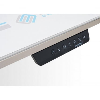 Стол для компьютера (для геймеров) с подставкой под клавиатуру и электрической регулировкой по высоте Еурека ЕРК-ЕД71-МВ / Eureka ERK-ED71-MW_13