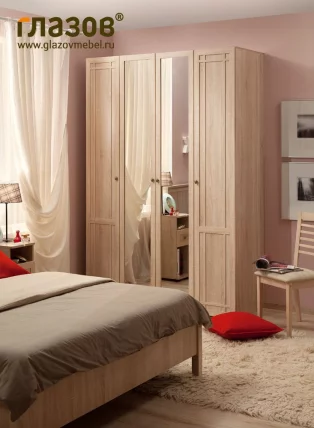 Спальня композиция 4 Шерлоcк Дуб Сонома / Sherlock_2