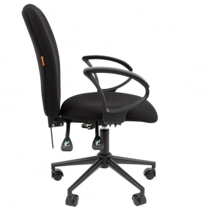 Офисное кресло CХАИРМАН 9801 Черный пластик (Блаcк) Черный / CHAIRMAN (Black)_2