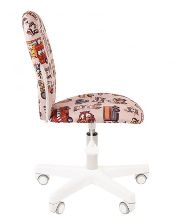 Детское кресло CХАИРМАН ТИН (Кидс) 105 белый пластик Автобус / CHAIRMAN (Kids)_2