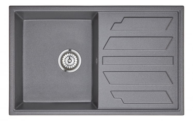 Кухонная мойка ГРАНУЛА 8002 Графит / GRANULA_0