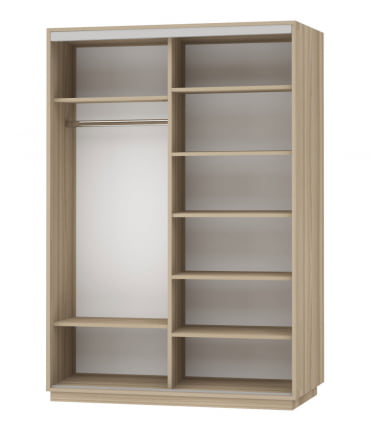 Шкаф-купе двухдверный Экспресс Дуо 1600х2200х Улица/Дуб сонома / 1600х2200h_1