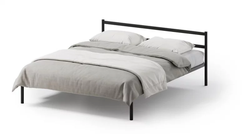 Кровать Метта 1200кс2000 Черная / 1200x2000_0
