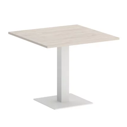 Стол журнальный квадратный ХОМЕ ОФФИCЕ ВР.СП-5-90.2 Денвер Светлый/Белый металл / HOME OFFICE VR.SP-5-90.2_0