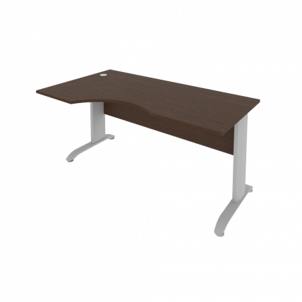 Стол криволинейный левый Рива ПЛ.СА-1 Л Венге/Металлик / Riva_0